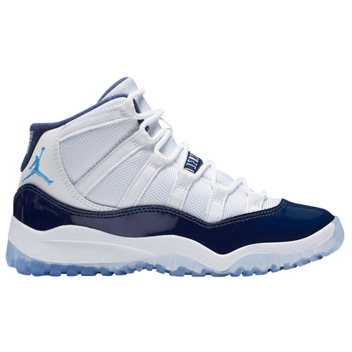 Jordan Retro 11 Boys' Preschool Basketball Shoes White