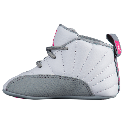 Jordan Retro 12 - Girls' Infant - Basketball - Shoes - Wolf Grey/Vivid ...