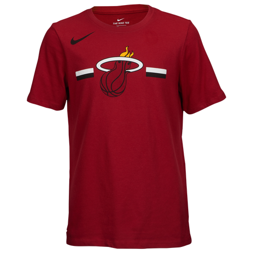 Nike NBA Stripe Logo T-Shirt - Boys' Grade School - Clothing - Miami ...