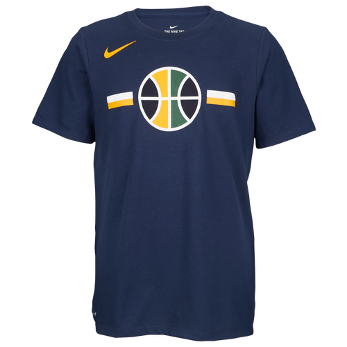 Nike NBA Stripe Logo T-Shirt - Boys' Grade School - Clothing - Utah ...