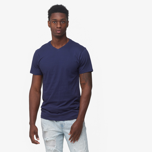 CSG Basic V-Neck S/S T-Shirt - Men's - Casual - Clothing - Medieval Blue