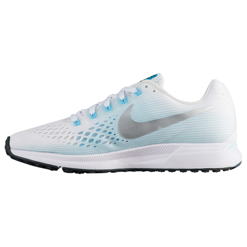 Nike Air Zoom Pegasus 34 - Women's - Running - Shoes - White/Metallic ...