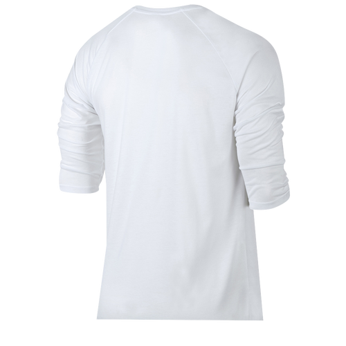 Nike Fly 3/4 Sleeve T-Shirt - Men's - Basketball - Clothing - White
