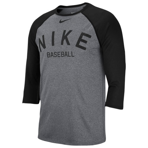 Nike Baseball Logo Raglan 3/4 Tee - Men's - Baseball - Clothing ...