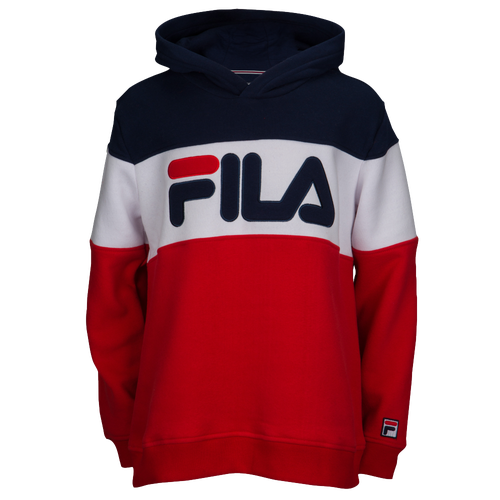 Fila Colorblock Hoodie - Boys' Grade School - Casual - Clothing - Fila ...