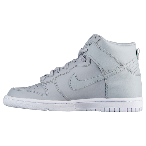 Nike Dunk Hi - Boys' Grade School - Basketball - Shoes - Grey