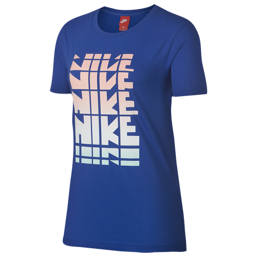 Nike Retro Graphic TShirt Women's Casual Clothing Game Royal