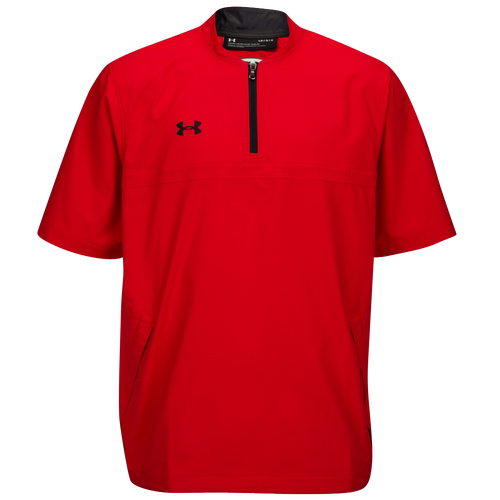 Under Armour Storm Cage Jacket Men's Baseball Clothing Red/Black
