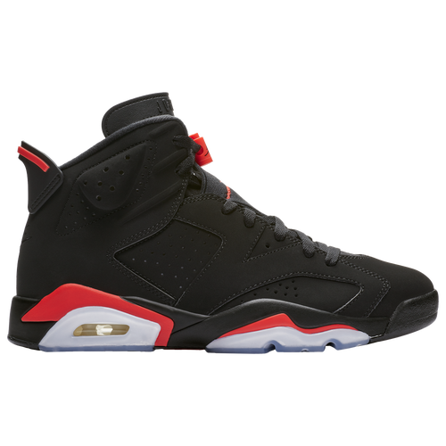 Jordan Retro 6 - Men's - Basketball - Shoes - Black/Infrared