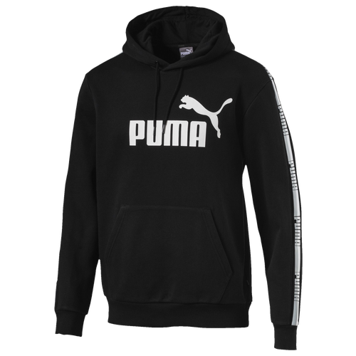 PUMA Tape Hoodie - Men's - Casual - Clothing - Cotton Black