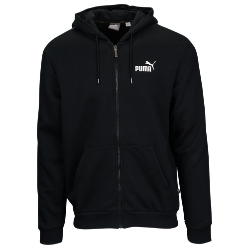 PUMA Tape Full-Zip Hoodie - Men's - Casual - Clothing - Cotton Black