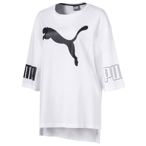 PUMA Modern Sport Oversized Logo TShirt Women's Casual Clothing