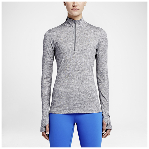 Nike DriFIT Element 1/2 Zip Women's Running Clothing Dark Grey