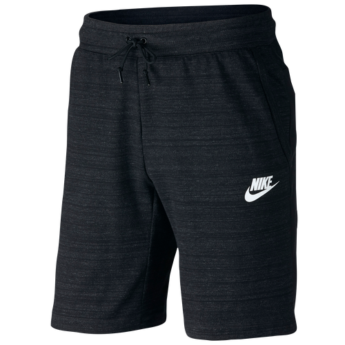 Nike Advance 15 Knit Shorts - Men's - Casual - Clothing - Black Heather ...