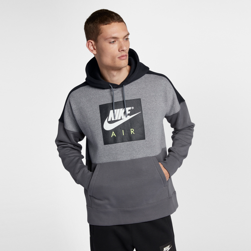 Nike Air Fleece Pullover Hoodie - Men's - Casual - Clothing - Carbon ...