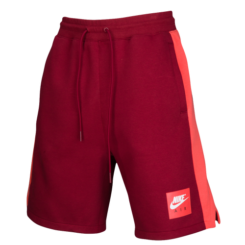 mens nike air fleece shorts