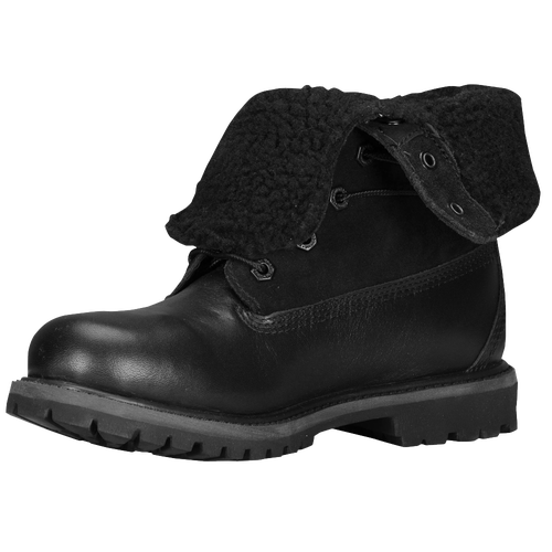 timberland women's glancy teddy fleece fold down boot