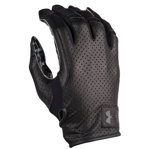 Under Armour Spotlight Lux Football Gloves Men's Football Sport Equipment Black/Black