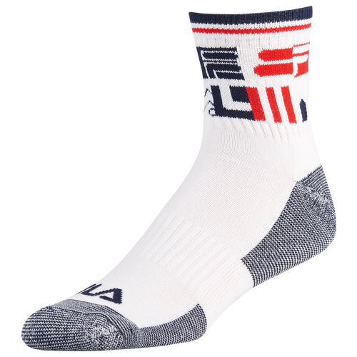 Fila Heritage Strip Shortie Crew Socks Men's Casual Accessories
