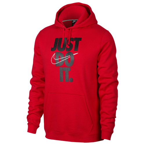 Nike JDI Pullover Hoodie - Men's - Casual - Clothing - University Red
