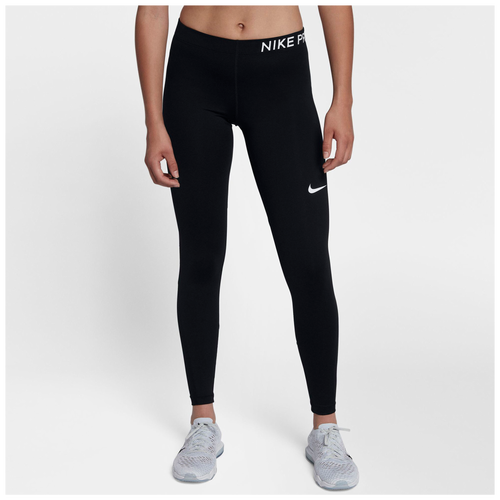 Nike Pro Cool Tights - Women's - Training - Clothing - Black/White
