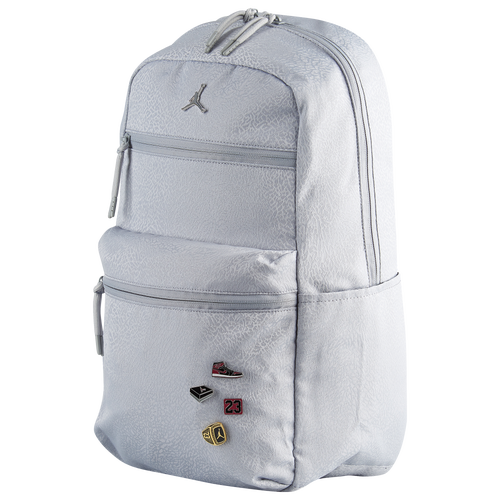 Jordan Pin Backpack Basketball Accessories Wolf Grey/Black/Reflective Silver
