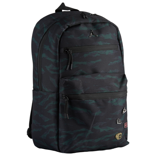 Jordan Pin Backpack Basketball Accessories Black/Olive Tiger Camo