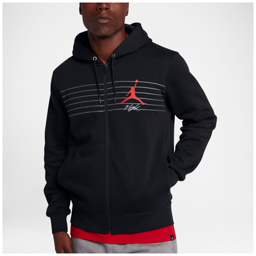 Jordan Flight Graphic Fleece Full Zip Hoodie - Men's - Basketball ...