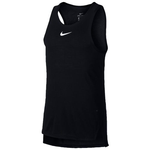 Nike Breathe Elite Tank - Men's - Basketball - Clothing - Black/White