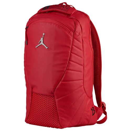 Jordan Retro 12 Backpack - Basketball - Accessories - Gym Red/Black/Shiny Gunmetal
