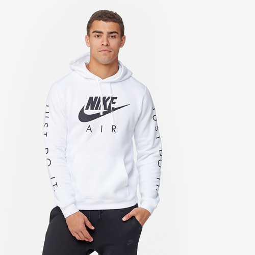 Nike Graphic Hoodie - Men's - Casual - Clothing - White/Black