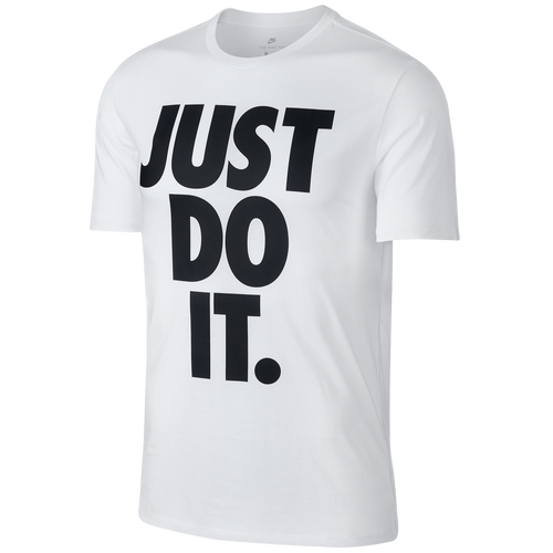 Nike Just Do It T-Shirt - Men's - Casual - Clothing - White/Black