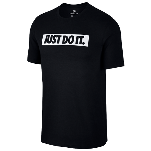 Nike JDI + T-Shirt - Men's - Casual - Clothing - Black/White
