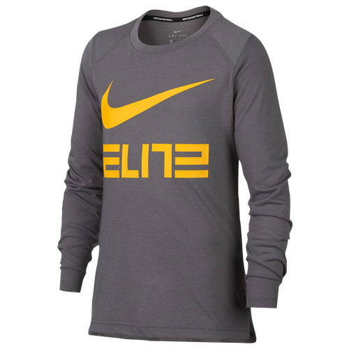 Nike Elite Shooter L/S Top - Boys' Grade School - Basketball - Clothing ...