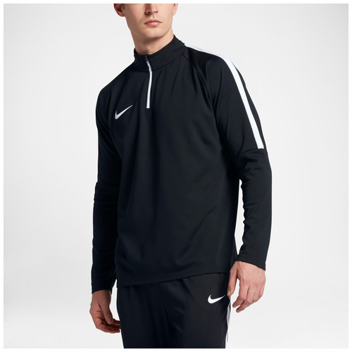 Nike Academy 1/4 Zip Top Men's Soccer Clothing Black/White