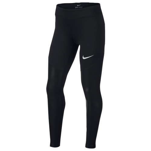 Nike Shine Tights - Girls' Grade School - Training - Clothing - Black