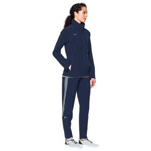 Under Armour Team Squad Woven Warm Up Jacket Women's For All Sports Clothing Navy/Steel
