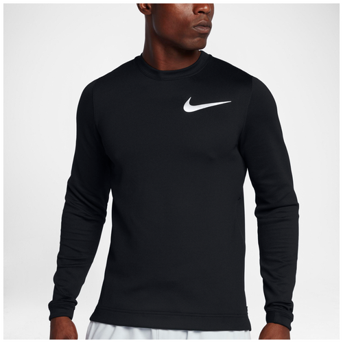 Nike Therma Flex Showtime Crew - Men's - Basketball - Clothing - Black/White