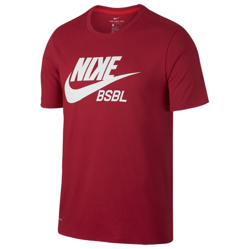 Nike Baseball K Logo T-Shirt - Men's - Baseball - Clothing - Gym Red ...