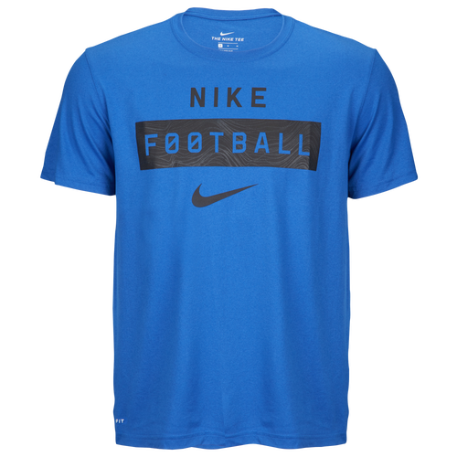 Nike Football Wordmark T-Shirt - Men's - Football - Clothing - Game Royal
