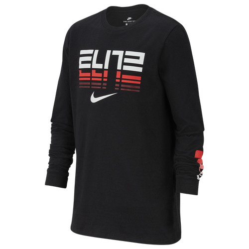 Nike Elite Long-Sleeve T-Shirt - Boys' Grade School - Basketball ...