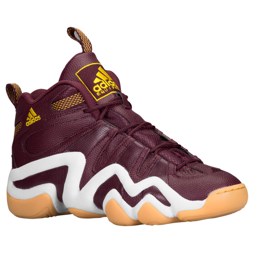 adidas Crazy 8   Mens   Basketball   Shoes   Light Maroon/White/Tribe Yellow
