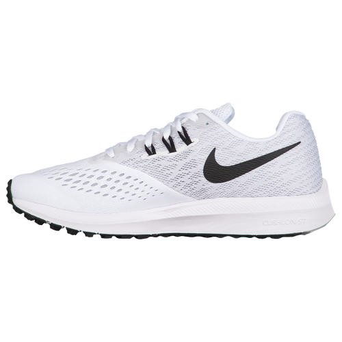 Nike Zoom Winflo 4 - Women's - Running - Shoes - White/Black/Wolf Grey