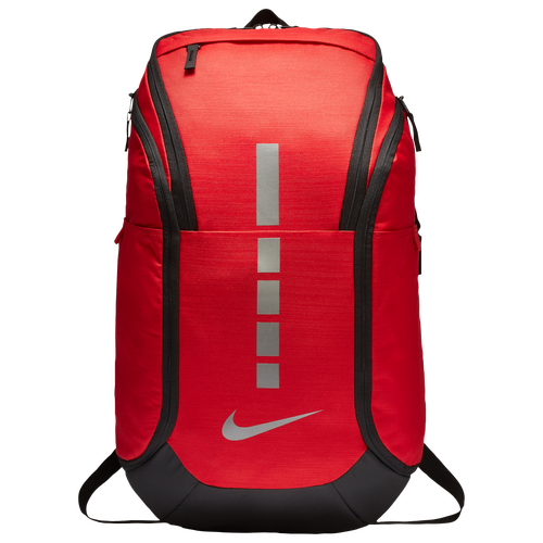 Nike Hoops Elite Pro Backpack - Basketball - Accessories - University Red/Black/Metallic Cool Grey