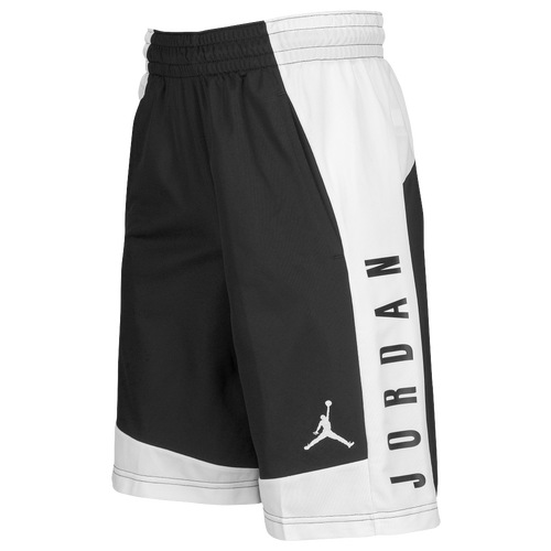Jordan AJ Shorts - Men's - Basketball - Clothing - Black/Black/White