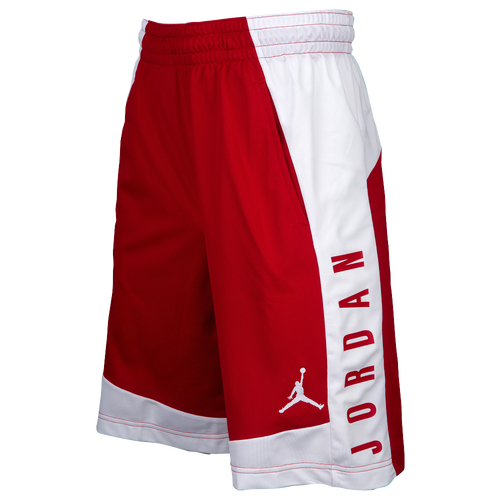 Jordan AJ Shorts - Men's - Basketball - Clothing - Gym Red/White