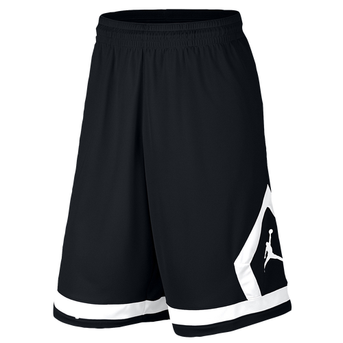 black and purple jordan shorts