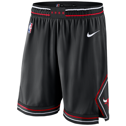 Nike NBA Swingman Shorts - Men's - Clothing - Chicago Bulls - Black