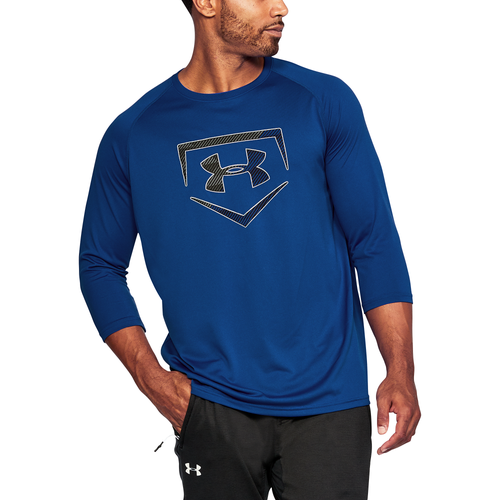 Under Armour Baseball Logo 3/4 Sleeve TShirt Men's Baseball