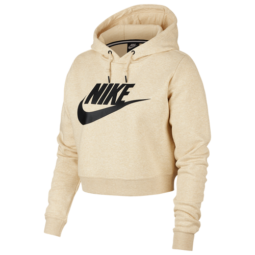 Nike Rally Crop Hoodie - Women's - Casual - Clothing - Light Cream ...